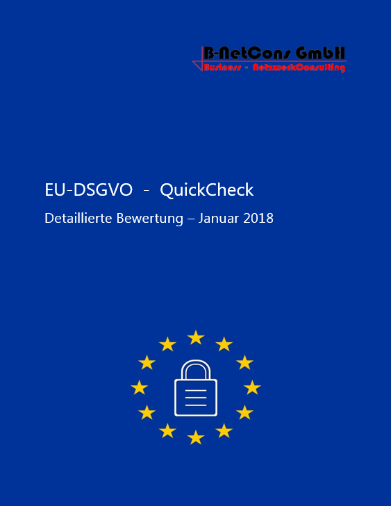 Quick Check Zur EU-DSGVO - B-NetCons GmbH